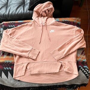 Nike Relaxed Peach Pink Hoodie - sz XS